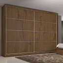 Ver imagem 5 de Guarda-roupa Casal 2 Portas 6 Gavetas Sevilha Made Marcs
