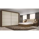 Ver imagem 6 de Guarda-roupa Casal 2 Portas 6 Gavetas Sevilha Made Marcs