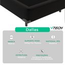 Ver imagem 3 de Cama Box Solteirão Cama Box Estrutura em Madeira Base com Pés de Madeira Preto Vtech