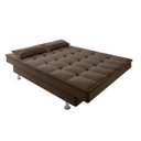 Ver imagem 4 de Sofá Cama Andradas Suede Choco - Mamflex