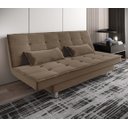 Ver imagem 1 de Sofá Cama Andradas Suede Choco - Mamflex