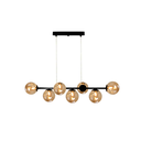 Ver imagem 1 de Pendente Jabuticaba Preto 1,20m Mesa Sala de Jantar Bancada - ÂMBAR