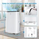 Ver imagem 7 de Takywep Ar-condicionado Portátil 14.000 Btu 3 em 1 com Controle Remoto