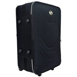 Kit Conjunto Jogo 2 Malas Viagem Village - Média e Grande - Preto - 7 Kit Conjunto Jogo 2 Malas Viagem Village - Média e Grande - Preto - 7