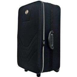 Kit Conjunto Jogo 2 Malas Viagem Village - Média e Grande - Preto - 5 Kit Conjunto Jogo 2 Malas Viagem Village - Média e Grande - Preto - 5