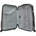 Ver imagem 2 de Kit Conjunto Mala Viagem Torre Eiffel 360 Abs Rígida G M P - Cinza