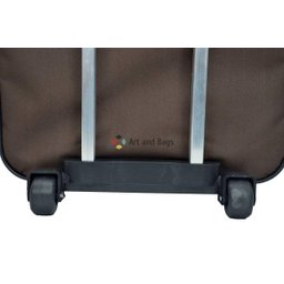 Kit Conjunto Jogo Malas Viagem Village Grande Média Pequena - Marrom - 6