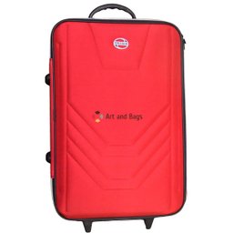 Kit Conjunto Jogo Malas Viagem Village Grande Média Pequena - Vermelho - 5