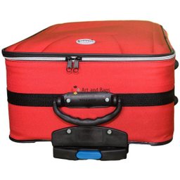 Kit Conjunto Jogo Malas Viagem Village Grande Média Pequena - Vermelho - 3