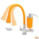 Ver imagem 3 de Torneira C/filtro Cozinha Mesa Cone Gourmet Laranja