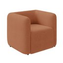 Ver imagem 1 de Poltrona Sala de Estar Decorativa Laguna Bouclê Mostarda K01 - D'Rossi