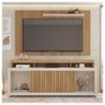 Rack Com Painel Para TV até 65 Polegadas Life Marrom Caemmun - 3