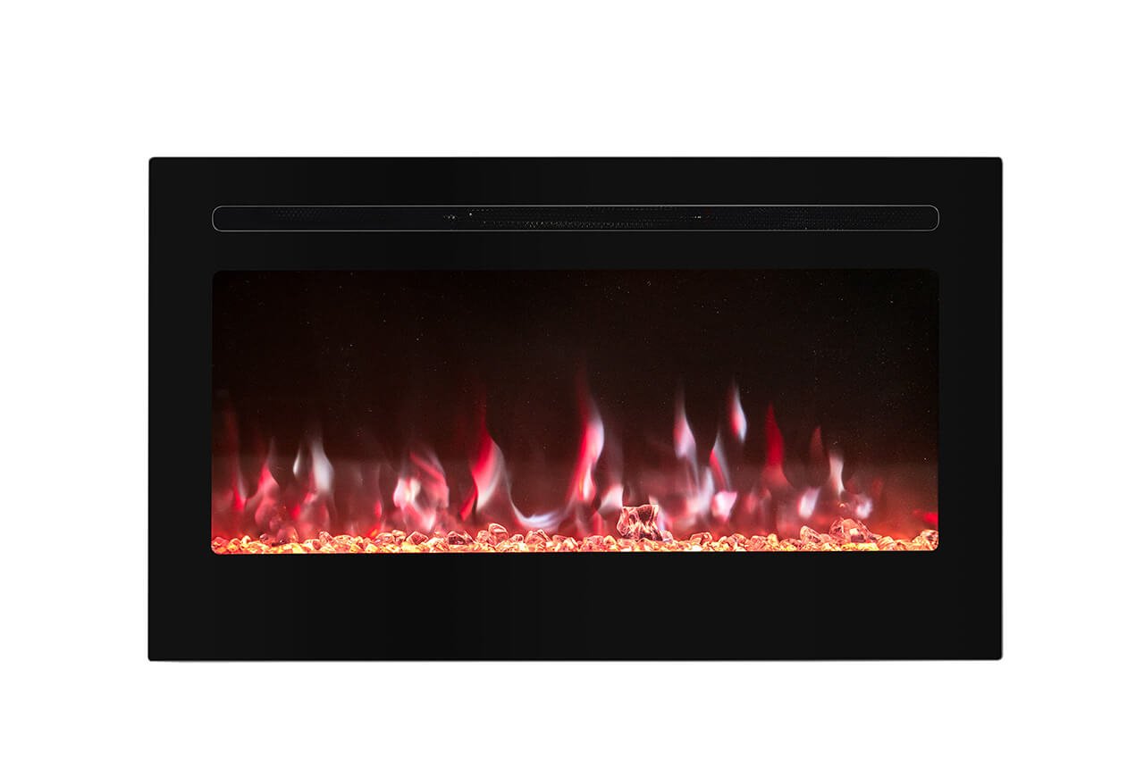 Lareira Elétrica Ecológica Wgrif- Rubi 36" - (Cor Preta) - 9