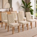 Ver imagem 1 de Conjunto 6 Cadeiras para Sala de Jantar Carol