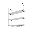 Ver imagem 1 de Nicho de Teto Indústrial Denver 95cm Preto e Branco