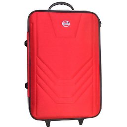 Mala Viagem Média Rodinhas Resistente Village Rígida - Vermelho - 1
