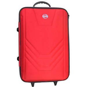 Mala Viagem Média Rodinhas Resistente Village Rígida - Vermelho