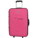 Ver imagem 1 de Mala Viagem Pequena Bordo Rodinhas Village Rígida boa e barata - Fúcsia