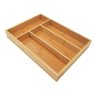 Porta Talher de Bambu P/ Gaveta C/ 4 Divisórias 33x22x3 Cm Ref. Cx081 - Casita - 1