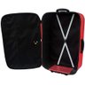 Mala Viagem Média Rodinhas Resistente Paiva Rígida - Vermelho - 2