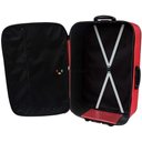 Ver imagem 2 de Mala Viagem Média Rodinhas Resistente Paiva Rígida - Vermelho