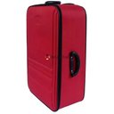 Ver imagem 3 de Mala Viagem Média Rodinhas Resistente Paiva Rígida - Vermelho