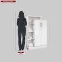 Ver imagem 6 de Armário Multiuso 2 Portas 6 Prateleiras Elite 