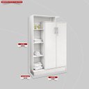 Ver imagem 5 de Armário Multiuso 2 Portas 6 Prateleiras Elite 