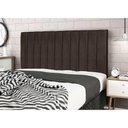 Ver imagem 3 de Cabeceira Leblon Para Cama Box Solteiro 94 Cm Suede Marrom
