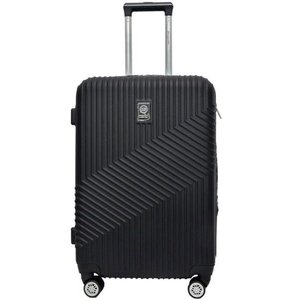 Mala Viagem Santino 7003 Rígida Abs Rodinhas 360 Pequena - Preto