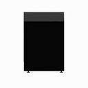 Ver imagem 6 de Mesa Escrivaninha Retangular X Escritório Pé Painel com Passa Cabos 120cm Executive Preto