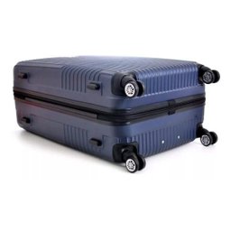 Mala Viagem Santino 7003 Rígida Abs Rodinhas 360 Tsa Grande - Azul - 10