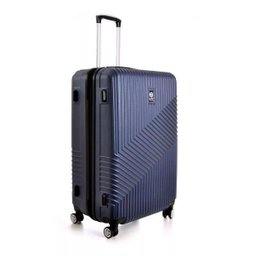 Mala Viagem Santino 7003 Rígida Abs Rodinhas 360 Tsa Grande - Azul - 5