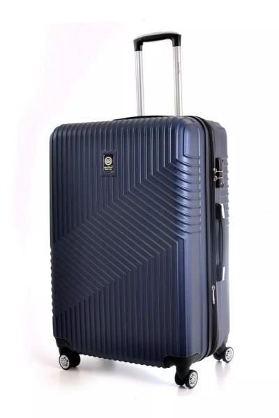 Mala Viagem Santino 7003 Rígida Abs Rodinhas 360 Tsa Grande - Azul