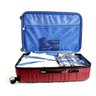 Mala Viagem Santino 8001 Rígida Abs Rodinhas 360 Tsa Média - Vermelho escuro - 2