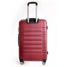 Mala Viagem Santino 8001 Rígida Abs Rodinhas 360 Tsa Média - Vermelho escuro - 4