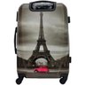 Mala Viagem Torre Eiffel Rígida Abs Rodinhas 360 - Pequena - Cinza - 4