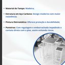 Ver imagem 3 de Conjunto Mesa Alta Bar Bistrô 2 Bancos Imbuia Industrial Botequim White Don Castro Decor