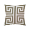 Capa de Almofada Grego Bege - 1