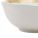Ver imagem 7 de Bowl Porcelana Branco e Dourado Dubai 15x6cm Wolff