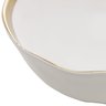 Bowl Porcelana Branco e Dourado Dubai 15x6cm Wolff - 6