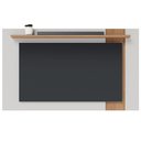 Ver imagem 5 de Painel para TV 70 pol Extensível 180cm Lara C04 Off White Matte Freijó - Lyam Decor