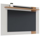 Ver imagem 6 de Painel para TV 70 pol Extensível 180cm Lara C04 Off White Matte Freijó - Lyam Decor