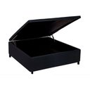 Ver mais imagens de Cama Box Baú Solteiro: Colchão Molas Ensacadas Paropas MasterPocket Previlege + Base CRC Suede Black