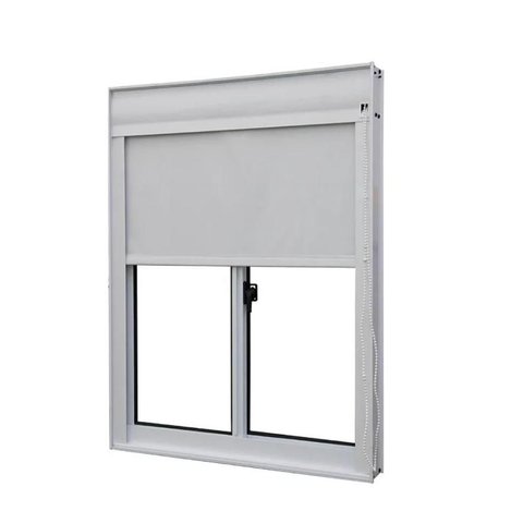 Janela de Correr Alumínio Branco 02F Blackout Manual Classic - 100x150