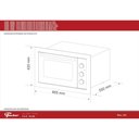 Ver imagem 7 de Forno de Embutir Elétrico Fischer Fit Line 48l com Timer e 3 Funções Preto 127v