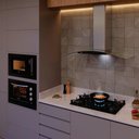 Ver imagem 2 de Forno de Embutir Elétrico Fischer Fit Line 48l com Timer e 3 Funções Preto 127v