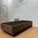 Ver imagem 4 de Cama Box Solteiro Base 188x88:suede Marrom/solteiro