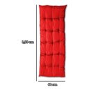 Ver imagem 2 de Almofada Futon Esteira Grande 60x1,70cm Flat Vários Modelos Vermelho