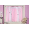 Cortina Menina Mimos Rosa 02 Metros - 2